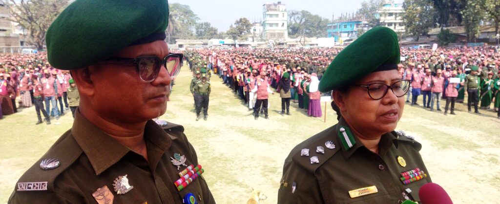 জাতীয় সংসদ নির্বাচন উৎসব মূখর পরিবেশে অনুষ্ঠানের জন্য আনসার ভিডিপিকে দায়িত্বশীল ভূমিকা পালন করতে হবে      ——–ময়মনসিংহ রেঞ্জ কমান্ডার কামরুন্নাহার 