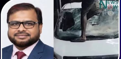 পূর্বধলায় এমপির গাড়ি ভাঙচুর ও হামলা, দেড় ঘণ্টা অবরুদ্ধ