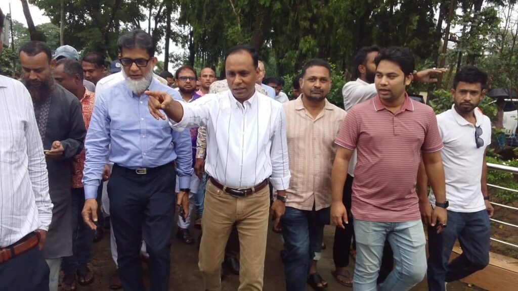 জারিয়া-দুর্গাপুর রেললাইন সম্প্রসারণে পরিদর্শনে স্পিকার ও রেল প্রতিমন্ত্রী