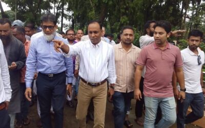 জারিয়া-দুর্গাপুর রেললাইন সম্প্রসারণে পরিদর্শনে স্পিকার ও রেল প্রতিমন্ত্রী