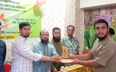 পূর্বধলায় উচ্চশিক্ষায় সুযোগ পাওয়া শিক্ষার্থীদের সংবর্ধনা দিল স্কলার্স ফোরাম