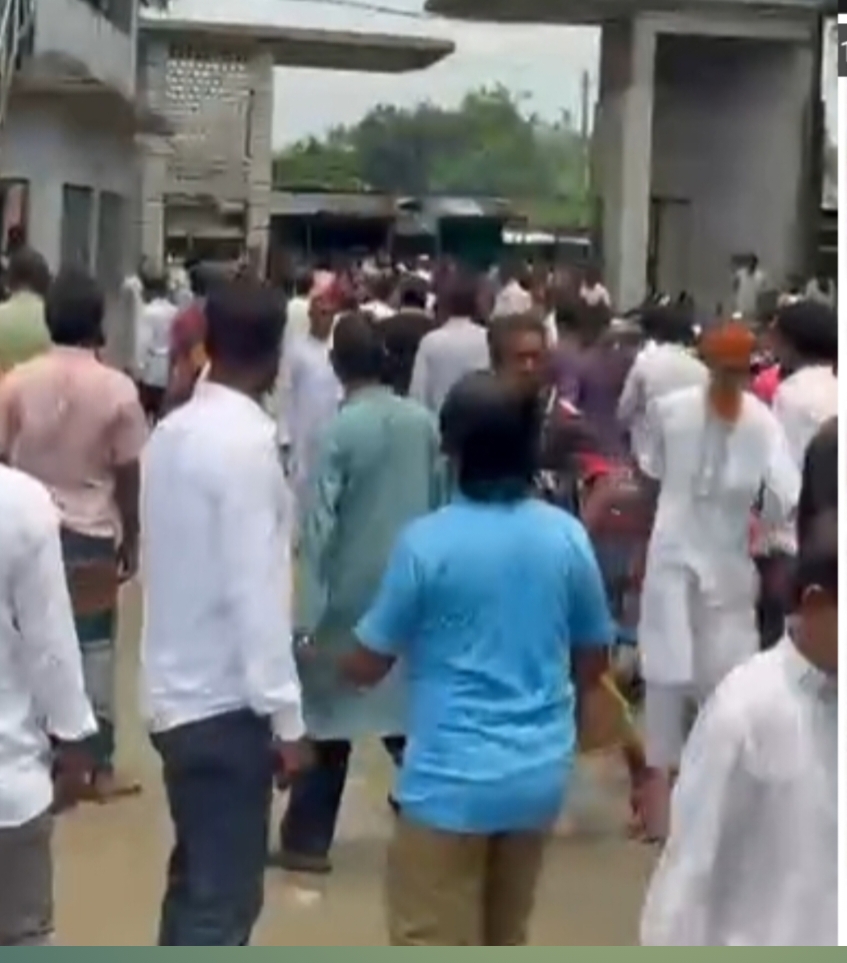 পূর্বধলায় অস্থায়ী কোরবানির পশুর হাটের ইজারা নিয়ে বিএনপি-জামায়াত সংঘর্ষ, ইজারা স্থগিত
