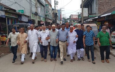 পূর্বধলায় বিএনপির বিক্ষোভ সমাবেশে আওয়ামী লীগের নাশকতার বিরুদ্ধে কঠোর অবস্থানের ঘোষণা