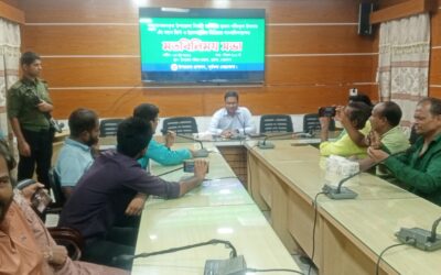 পূর্বধলায় নবাগত উপজেলা নির্বাহী অফিসার  শফিকুল ইসলামের সঙ্গে সাংবাদিকদের মতবিনিময় সভা