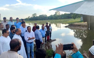 পাহাড়ি ঢলে ক্ষতিগ্রস্ত বিদ্যালয় পরিদর্শনে ডেপুটি স্পিকার