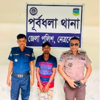 পূর্বধলায় কালিহর নদীতে নবজাতকের লাশ উদ্ধার ঘটনার রহস্য উদঘাটন ১ জন আটক