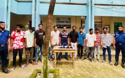 পূর্বধলায় নিষিদ্ধ ছাত্রলীগের ঝটিকা মিছিলের চেষ্টা , গ্রেপ্তার ১৪