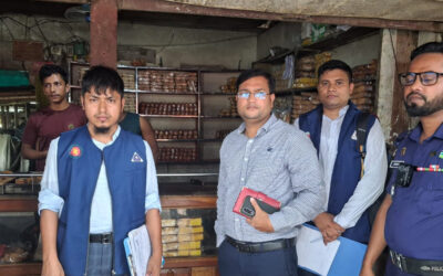 পূর্বধলায় ভ্রাম্যমাণ আদালতে তিন প্রতিষ্ঠানকে ৩২ হাজার টাকা জরিমানা