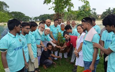 পূর্বধলায় স্বেচ্ছাসেবক দলের ৪৬তম প্রতিষ্ঠাবার্ষিকীতে বৃক্ষরোপণ ও পরিচ্ছন্নতা অভিযান